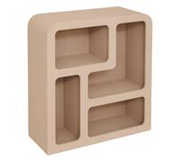Atmosphera - Etagère 4 Niveaux soleya Beige Moyen 75x30cm