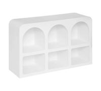 Atmosphera Étagère 6 niches Soleya - Blanc