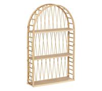 Atmosphera - Etagère murale anahi bambou beige 74x45cm