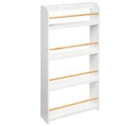 Atmosphera Bibliothèque enfant 4 étagères blanche H118 cm