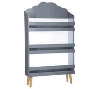 Atmosphera Bibliothèque enfant Nuage JJ1038 – 3 étagères, gris H100 cm