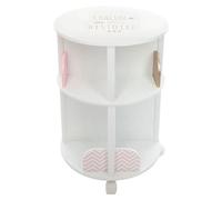 Atmosphera Bibliothèque enfant ronde Douceur Rose Diam. 40 x H 59 cm