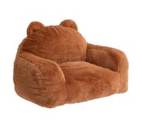 Atmosphera - Fauteuil enfant Muzi Mini Ourson compressé Marron 60x52x65 cm