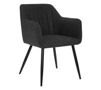 Atmosphera – Fauteuil Visoca – Bois et métal – Noir