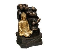 Atmosphera - Fontaine Kalyani - résine - doré - H39-5 cm