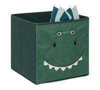 Atmosphera for Kids - Boîte de Rangement Enfant "Dinosaure" 29cm Vert Foncé