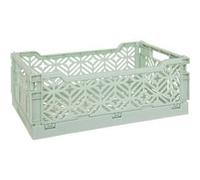 Atmosphera - Cagette Pliante arry Vert Clair 30x20x11,5cm