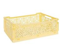 Atmosphera for Kids - Cagette Pliante Empilable "Arry" 40cm Jaune Jaune G