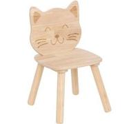 Atmosphera for Kids - Chaise Enfant Chat "Pia" 50cm Naturel G