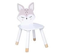 Atmosphera for Kids - Chaise Enfant Renard Douceur 52cm Blanc