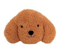 Atmosphera for Kids - Coussin Bouclette Tête de Chien "Scott" 36cm Marron Marron