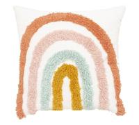 Atmosphera for Kids - Coussin Enfant "Arc-en-Ciel" 38x38cm Multicolore