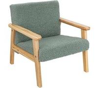 Atmosphera for Kids - Fauteuil Enfant Bouclette "Basile" 46cm Vert Vert