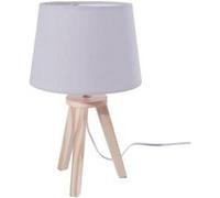 Atmosphera for Kids - Lampe à Poser en Bois "3 Pieds" 31cm Gris