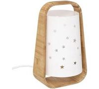 Atmosphera for Kids - Lampe à Poser Enfant "Étoiles Ajourées" 26cm Blanc Blanc G