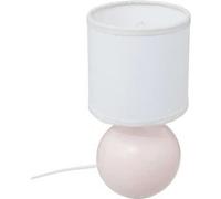 Atmosphera - Lampe céramique timéo h25cm rose clair