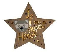 Atmosphera for Kids - Lampe Design Led Enfant "Étoile" 28cm Naturel Naturel G