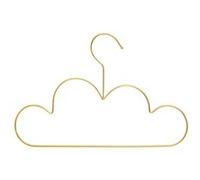 Atmosphera - Lot de 3 cintres Nuage dorés en plastique