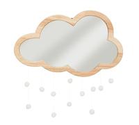 Atmosphera for Kids - Miroir Mural Enfant Nuage 40cm Naturel