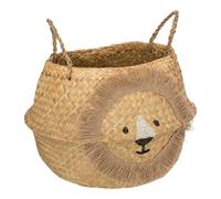 Atmosphera for Kids - Panier de Rangement Déco Lion 40cm Naturel