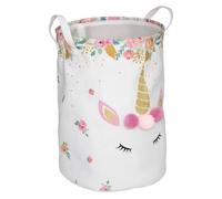 Atmosphera for Kids - Panier de Rangement Enfant Licorne 50cm Blanc