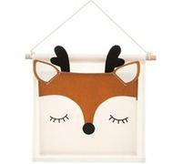 Atmosphera for Kids - Panier Mural Cerf Enfant "Forêt" 42cm Multicolore Multicolore