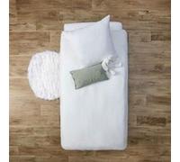 Atmosphera - Parure de lit Lili en Gaze de Coton 140x200cm Blanc