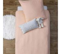 Atmosphera – Parure de lit 2 pièces Lili en gaze de coton 140x200 cm Rose