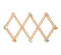 Atmosphera for Kids - Patère Enfant 10 Crochets "Accord" 50cm Beige Beige G