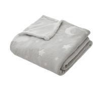 Atmosphera for Kids - Plaid Phosphorescent Enfant "Reka" 125x150cm Gris