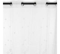 Atmosphera for Kids - Rideau Voilage Enfant "Étoiles" 140x240cm Blanc G