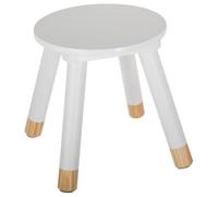 Atmosphera for Kids - Tabouret Enfant Design Douceur 26cm Blanc