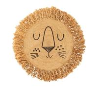 Atmosphera for Kids - Tapis Enfant Déco en Jute Lion 90cm Marron