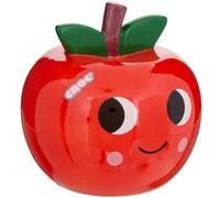 Atmosphera for Kids - Tirelire Pomme en Dolomite "Chachapop" 13cm Rouge Rouge