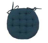 Atmosphera - Galette de Chaise Anjali en Coton D38cm Marron Cannelle
