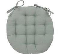 Atmosphera – Galette de chaise ronde Alix – Ø 38 cm – Céladon