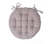 Atmosphera – Galette de chaise ronde Leana Ø 38 cm – Coloris lin