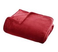 Atmosphera - Plaid - Flanelle - Rouge - 130x180 cm
