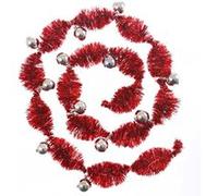Guirlande de noël Pompon - 12 boules - Argent