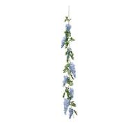 Atmosphera - Guirlande Glycine Artificielle Phoebe L20xP10xH178 cm - Bleu