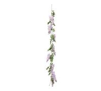 Atmosphera - Guirlande Glycine Artificielle Phoebe L20xP10xH178 cm - Violet