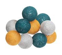 Atmosphera - Guirlande led 10 boules tropical d6cm