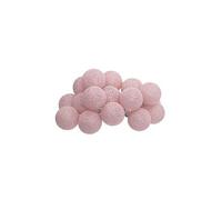 Guirlande LED à Piles 16 Boules Ø 3,5 cm Rose Pâle