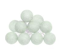 Atmosphera - Guirlande led à pile Tara 10 boules lumineuses L165cm - Vert