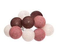 Atmosphera - Guirlande led pile 10 boules dune d6