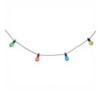 Atmosphera Guirlande lumineuse d'extérieur solaire multicolore - 4.9 m