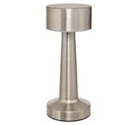 Atmosphera Halto lampe d’extérieur, hauteur 21 cm, métal argenté