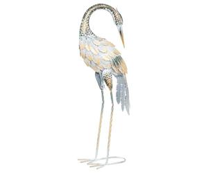 Atmosphera - Héron déco Howard h.73cm métal Multicolore