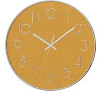 Atmosphera - Horloge 3D Silver D30 cm - Jaune