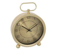 Atmosphera - Horloge à Poser Irina métal doré h19cm
